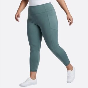 Victoria's Secret Dark Steel High-Rise Pocket Capri Leggings 0X L Quiet Luxury